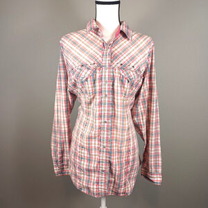 Rock 47 by Wrangler Western Rhinestone Snap Shirt XL